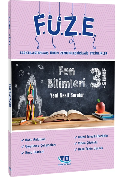 Tandem Yayınları 3. Sınıf Füze Fen Bilimleri Soru Bankası ürün görseli 1