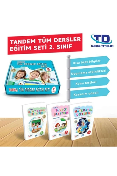 Tandem Yayınları Tandem 2.sınıf Tüm Dersler Eğitim Seti ürün görseli 1