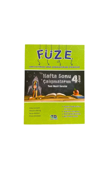 Tandem Yayınları F.Ü.Z.E SERİSİ 4.SINIF HAFTA SONU ÇALIŞMALARIM YENİ NESİL SORULAR ürün görseli 1