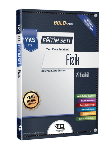 Tandem Yayınları Tandem Tyt Fizik Konu Anlatımlı Fasikül Eğitim Seti ürün görseli 1