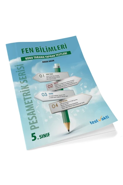 Tandem Yayınları 5. Sınıf Pesametrik Fen Bilimleri Konu Tarama Yaprak Testleri ürün görseli 1