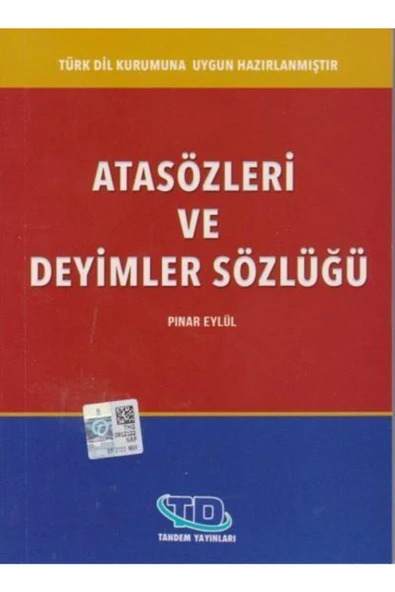 Tandem Yayınları Tandem Atasözleri Ve Deyimler Sözlüğü ürün görseli 1