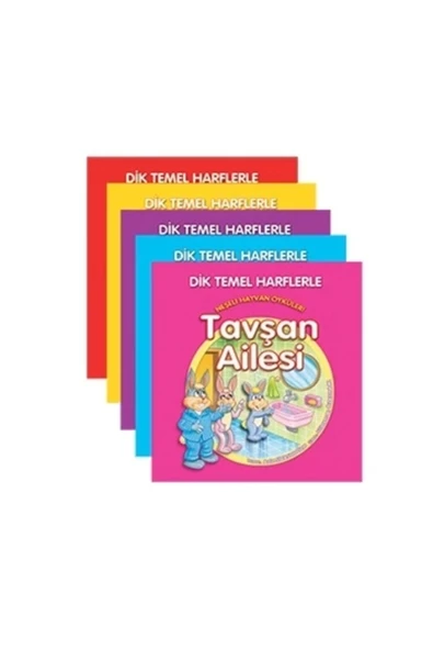 Tandem Yayınları Dik ve Temel Harflerle Neşeli Hayvan Öyküleri (5 Kitap Takım) / Tandem Yayınları / 9789944414982 ürün görseli 1