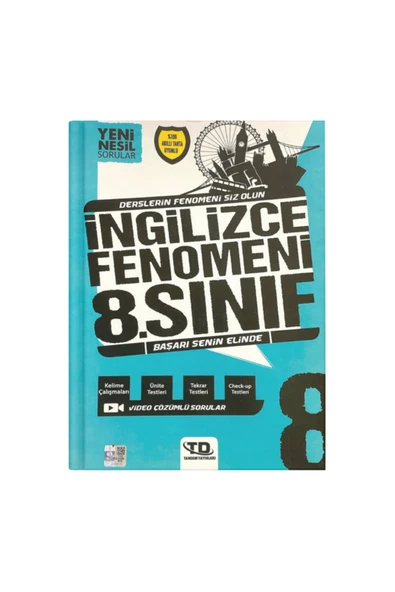 Tandem Yayınları YENİ NESİL İNGİLİZCE FENOMENİ 8. SINIF Kolektif ürün görseli 1