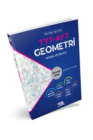 Tandem Yayınları TYT-AYT Geometri Konu Anlatımlı Silver Fasikül Eğitim Seti ürün görseli 1