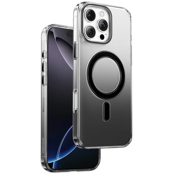 Keephone iPhone 16 Pro Aurora Pro Magsafe Kılıf - Siyah Titanyum ürün görseli 1