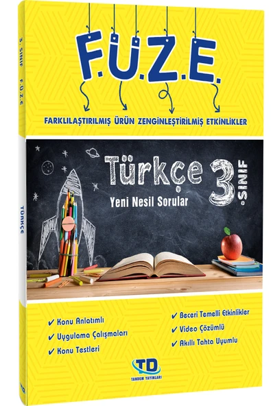 Tandem Yayınları 3. Sınıf Füze Türkçe Soru Bankası 2. Kitap ürün görseli 1