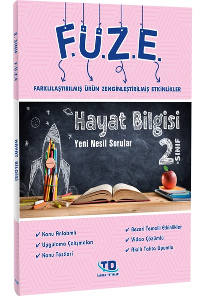 Tandem Yayınları 2. Sınıf Füze Hayat Bilgisi Soru Bankası ürün görseli 1