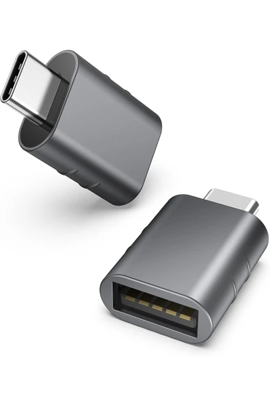 USB-C to USB 3.0 Adaptör 2’li Set Kompakt Uzay Grisi Dönüştürücü Pratik Seti ürün görseli 1