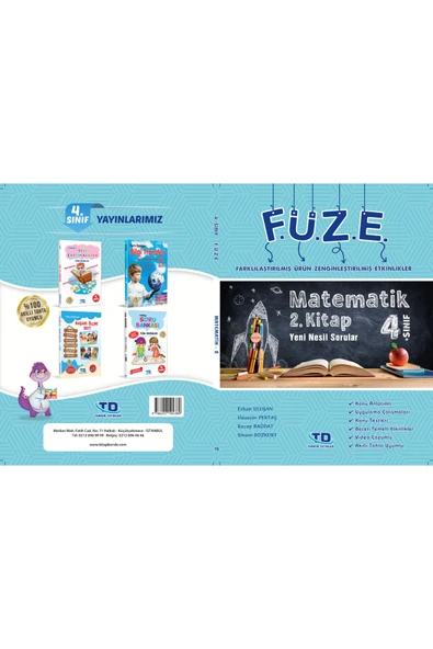 Tandem Yayınları F.u.z.e. 4. Sınıf Matematik 2. Kitap ürün görseli 1
