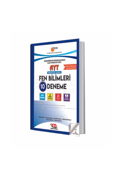 Tandem Yayınları Ayt Maraton Serisi Fen Bilimleri 10 Deneme ürün görseli 1