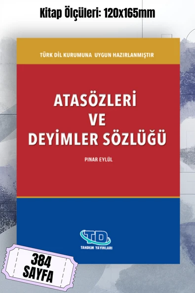 Tandem Yayınları Atasözleri Ve Deyimler Sözlüğü ürün görseli 1