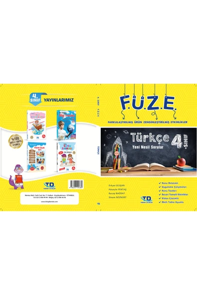 Tandem Yayınları F.u.z.e. 4. Sınıf Türkçe ürün görseli 1