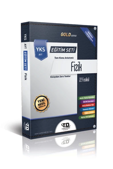 Tandem Yayınları Tandem Akademi Gold Serisi Fizik Yks Ayt 22 Fasikül Eğitim Seti ürün görseli 1