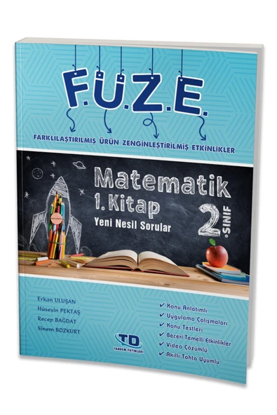 Tandem Yayınları F.u.z.e. 2. Sınıf Matematik 1. Kitap ürün görseli 1