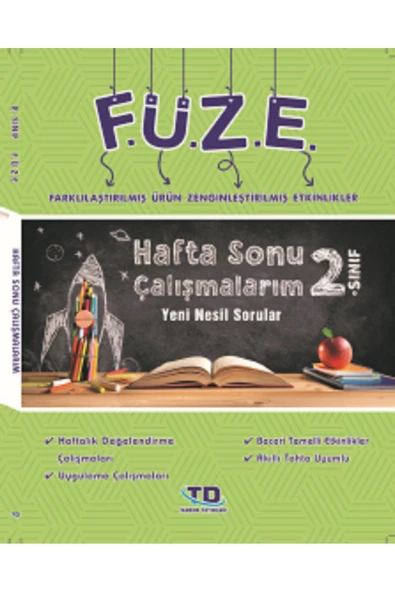 Tandem Yayınları TANDEM 2.SINIF FÜZE HAFTA SONU ÇALIŞMALARIM ürün görseli 1