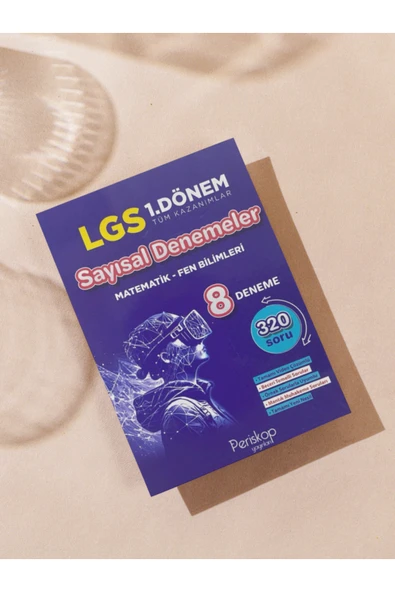 Tandem Yayınları LGS 1.DÖNEM TÜM KAZANIMLAR SAYISAL DENEMELER 8 DENEME+320 SORU ürün görseli 1
