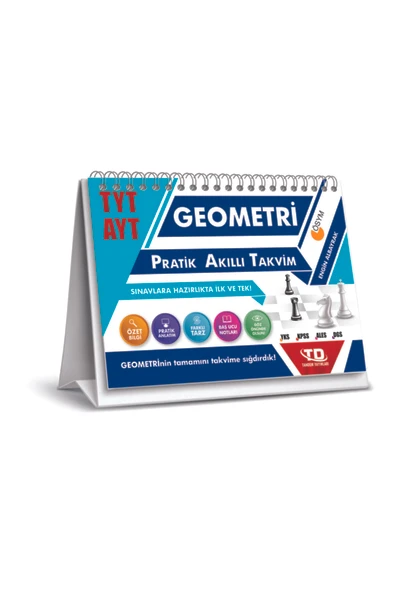 Tandem Yayınları Tandem Tyt Ayt Geometri Pratik Akıllı Takvim ürün görseli 1