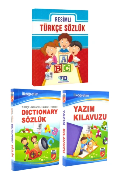 Tandem Yayınları Resimli Türkçe Sözlük +Türkçe İngilizce Dictionary Sözlük + Yazım Kılavuzu ürün görseli 1