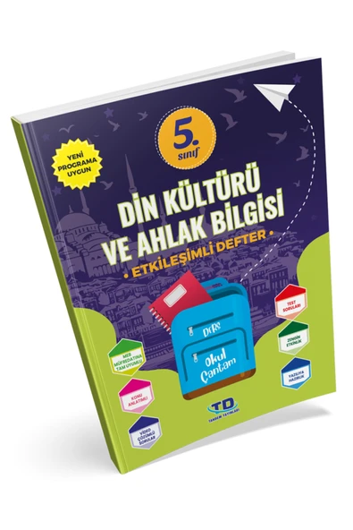 Tandem Yayınları 5.sınıf DİN KÜLTÜRÜ VE AHLAK BİLGİSİ Etkileşimli Defter ürün görseli 1
