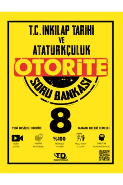 Tandem Yayınları Tandem 8.sınıf Inkılap Tarihi Sb-otorite-2022 ürün görseli 1