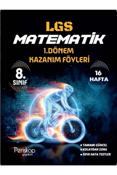 Periskop Yayınları 8.SINIF LGS MATEMATİK 1. DÖNEM KAZANIM FÖYLERİ 9789759736125 ürün görseli 1