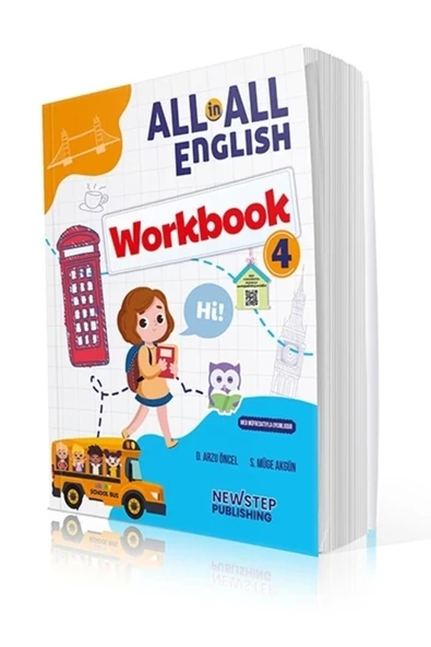 newstep publishing 4.SINIF ALL IN ALL WORKBOOK İNGİLİZCE KİTAP ürün görseli 1