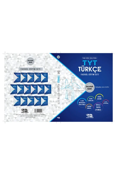 Tandem Yayınları Tyt Türkçe Silver Serisi Tam Konu Anlatımlı Türkçe Fasikül Eğitim Seti ürün görseli 1
