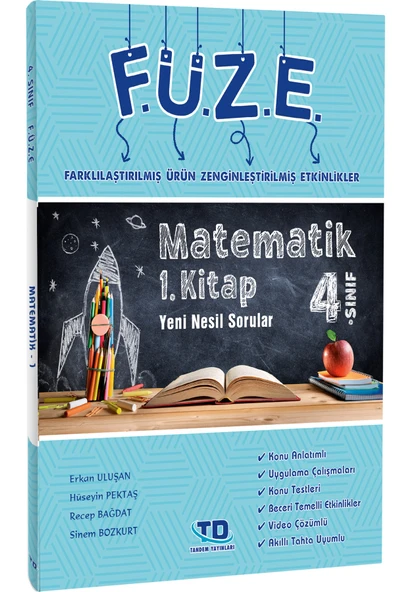 Tandem Yayınları 4. Sınıf Füze Matematik Yeni Nesil Soru Bankası 1. Kitap ürün görseli 1