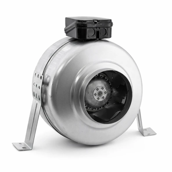 Elektrikli Kanal Tipi Metal Radyal Fan 100 mm 60 W Aspiratör Havalandırma Fanı Kirli Hava Tahliye ürün görseli 1
