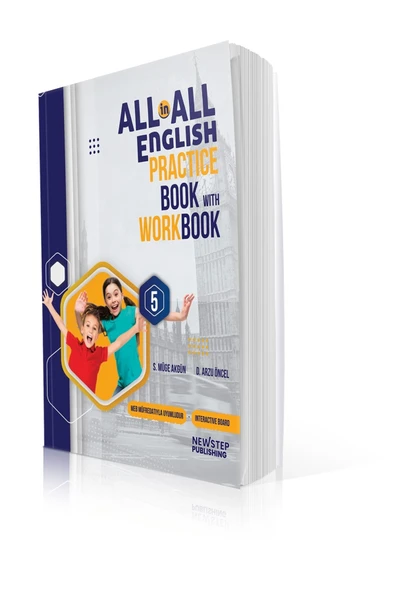 newstep publishing 5.SINIF ALL in ALL PRACTICE BOOK WITH WORKBOOK İNGİLİZCE KİTAP ürün görseli 1