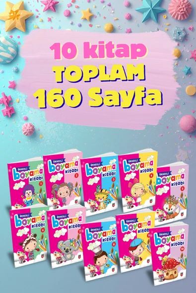 Tandem Yayınları ÖRNEKLİ BOYAMA KİTABI
(10 KİTAP) ürün görseli 1