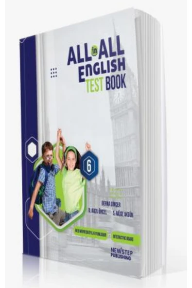 newstep publishing 6.SINIF ALL in ALL TEST BOOK İNGİLİZCE KİTAP ürün görseli 1