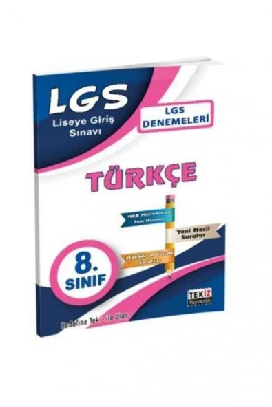 Tandem Yayınları LGS DENEMELERİ TÜRKÇE 8.SINIF ürün görseli 1
