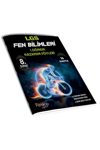 Periskop Yayınları LGS Fen Bilimleri 1. Dönem Kazanım Föyleri ürün görseli 1