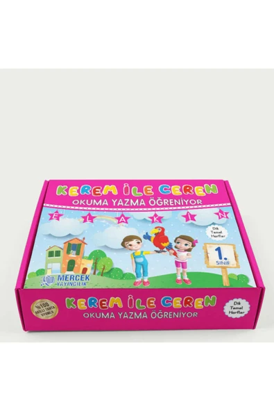 Mercek Yayıncılık Kerem Ile Ceren Okuma Yazma Seti 1. Sınıf ürün görseli 1