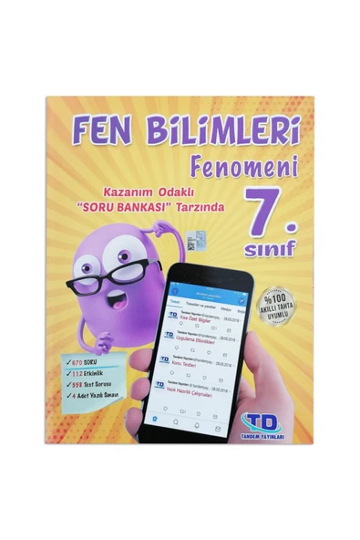 Tandem Yayınları Fen Bilimleri Fenomeni Soru Bankası 7. Sınıf ürün görseli 1