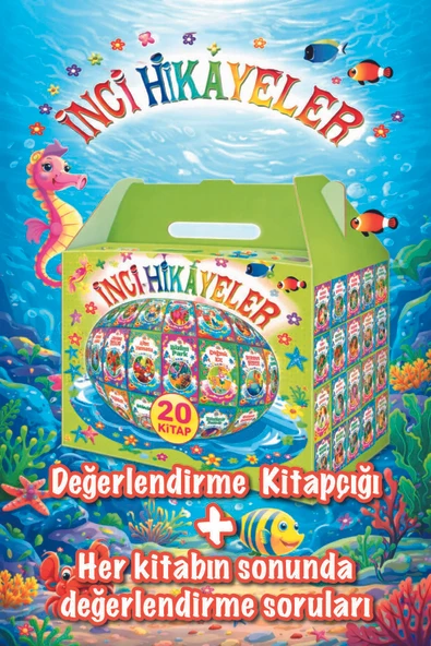 Tandem Yayınları İNCİ ÇOCUK HİKAYELERİ - Resimli 20 KİTAP - SETLİ KUTU - DEĞERLENDİRME KİTAPÇIKLI ürün görseli 1
