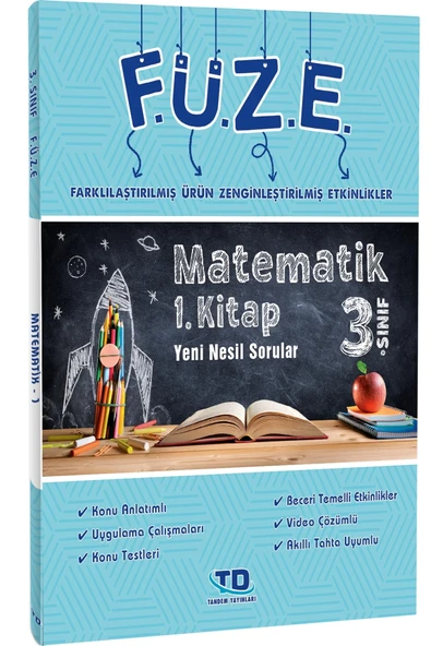 Tandem Yayınları F.u.z.e. 3. Sınıf Matematik 1. Kitap ürün görseli 1