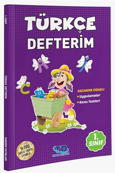 Tandem Yayınları 1. Sınıf Farklı Türkçe Defterim / Kolektif / Tandem Yayınları / 9786052285749 ürün görseli 1