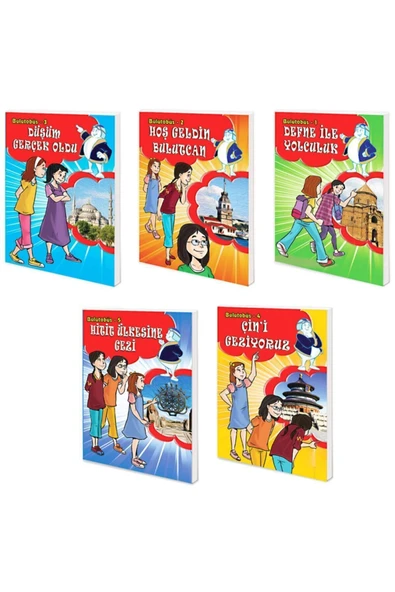 Tandem Yayınları BULUTOBÜS İLE ZAMANDA YOLCULUK DİZİSİ KUTULU ( 5 KİTAP ) ürün görseli 1