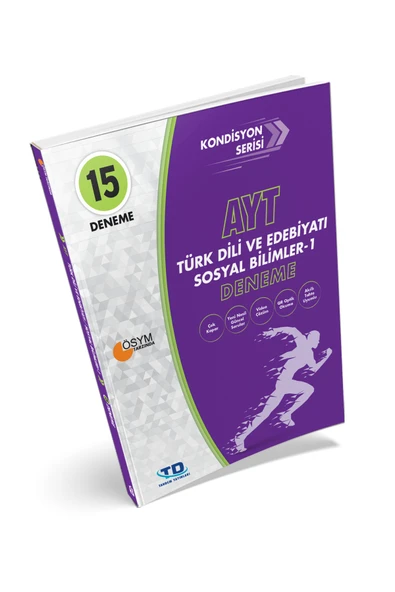 Tandem Yayınları AYT Edebiyat Sosyal Bilimler 1 Kondisyon Serisi 15 Li Deneme ürün görseli 1