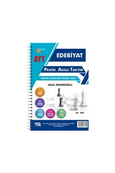 Tandem Yayınları Tandem Ayt Edebiyat Pratik Akıllı Takvim (cumhuriyet Dönemi - Eser Özetleri) ürün görseli 1