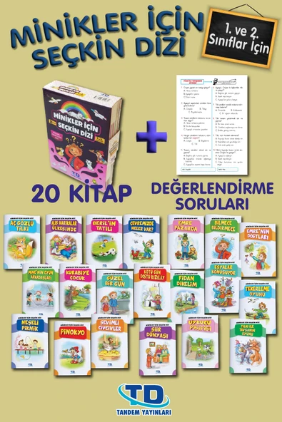 TEK YAYINCILIK 1. ve 2. Sınıflar Için Okumayı Hızlandıran Eğlenceli Hikaye Seti 80 Kitap ürün görseli 1