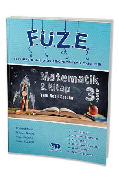 Tandem Yayınları F.u.z.e. 3. Sınıf Matematik 2. Kitap ürün görseli 1