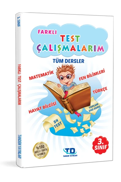 Tandem Yayınları 3. Sınıf Tüm Dersler Farklı Test Çalışmalarım ürün görseli 1