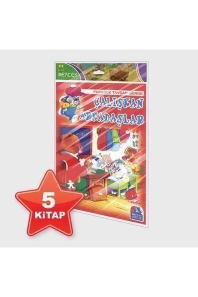 Mercek Yayıncılık Mercek 1. Pofuduk Tavşan Serisi Büyük Boy 5 Kitap ürün görseli 1