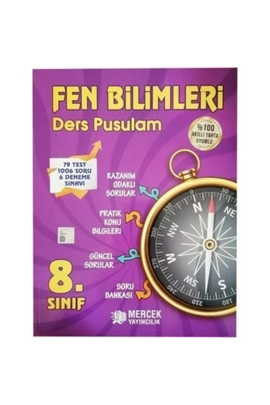 Mercek Yayıncılık Fen Bilimleri Ders Pusulam Soru Bankası 8. Sınıf ürün görseli 1