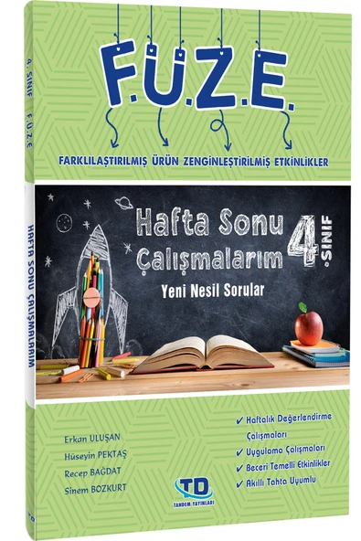 Tandem Yayınları 4. Sınıf Füze Hafta Sonu Çalışmalarım Soru Bankası ürün görseli 1