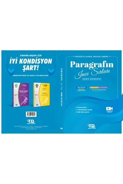 Tandem Yayınları Üniversiteye Hazırlık Paragrafın İnce Sırları Soru Bankası ürün görseli 1